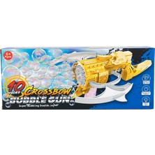 Can Oyuncak Crossbow Işıklı Elektirikli Köpük Tabancası Sarı