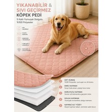 CDE Yıkanabilir Köpek Çiş Pedi Sıvı Geçirmez 5 Katlı Emici Eğitim Pedi 85X90 cm