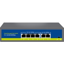  nova nvc-s21-4gp2g 4 port 2 uplink full gigabit cloud poe switch