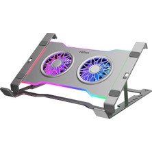  addison ad-rc33 frostonic 10-17 uyum 7 yükseklik mod 10 rgb modlu notebook soğutucu stand
