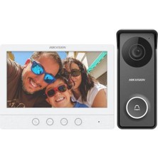  hikvision ds-kıs213 7" 4 tellli analog video ınterkom kit