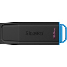  kingston dtxg2-128gb 128gb portable usb 3.2 gen 1 datatraveler exodia black-blue flash bellek