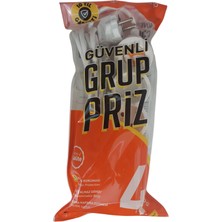 Belirtilmemiş Tuncmatik Powerstrıp4 Tsk19066 5 Metre Iec 66884-1:2022 Standartı, Fr (Alev Almaz) Anahtarlı 4 Lü Grup Priz