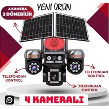 mm Avenir AV-S446 4 Kameralı 3 Ptz'li 12MP Güneş Enerjili Akıllı Kamera
