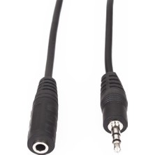  vcom cv202-5.0 5 metre  3.5mm stereo uzatma ses kablosu