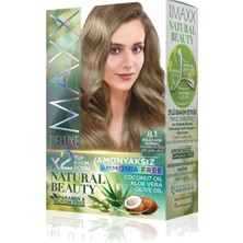 Maxx Deluxe Natural Beauty Amonyaksız Saç Boyası 8.1 Küllü Açık Kumral