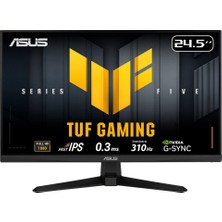  asus 24.5" tuf gaming vg259qmr5a 310hz 0.3ms full hd adaptive sync fast ıps gaming monitör