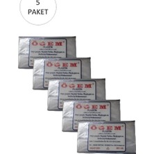 Ögem Bakkaliye Naylon Torba Beşlik 30X52 cm 1 kg 5 Paket (Takriben 525 Adet)