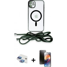 İlk El Grup Pilelistore™ iPhone 11 Kılıf Eksen Özel Seri - Siyah 3D Antistatik Mat Seramik Nano Ekran Koruyucu + Pers Alüminyum Kamera Lens - Gı