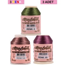 Royaleks Group 3 Adet Altınbaşak Oya ve Dantel Ipi 20 gr - Royaleks - No: 144 - 085 - 002