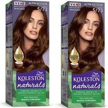 Wella Koleston Naturals Saç Boyası Altın Kestane 5/73 2x Paket