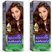 Wella Koleston Naturals Saç Boyası Orta Kestane 5/37 2x Paket