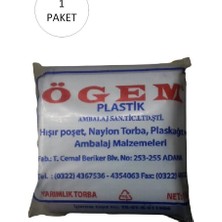 Ögem Bakkaliye Naylon Torba Yarımlık 14X27 cm 1 kg 1 Paket (Takriben 360 Adet)