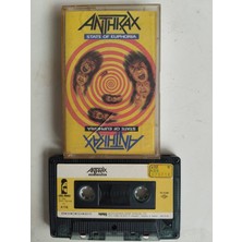 Plakperest Anthrax ‎– State Of Euphoria - 1989 Türkiye Basım 2. El Kaset Albüm