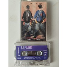 Plakperest Kris Kross ‎– Totally Krossed Out - 1992 Türkiye Basım 2. El Kaset Albüm(Kağıt Baskı)