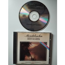 Plakperest Mendelssohn / Symphony No 4 Italian Fingals Cave Overture - Avrupa Basım 2. El CD Albüm