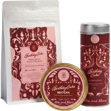 Mim And More Birthday Cake Set - Çilek&vanilya Aromalı Matcha, Çay, Kahve Seti