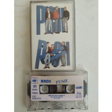 Plakperest Bros - Push  - 1988 Türkiye Basım  2. El Kaset Albüm (Kağıt Baskı-Uzelli)