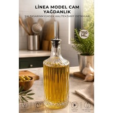 Nandy Home Linea Model Cam Yağdanlık 750 ml Paslanmaz Akıtmaz Uçlu Şişe