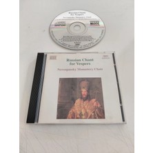 Plakperest Novospassky Monastery Choir  – Russian Chant For Vespers - CD Albüm-Dönem Plak