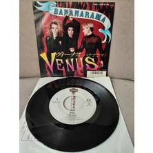 Plakperest Bananarama ‎-  Venus - 1986 Japonya Basım  45LIK Plak-Dönem Plak