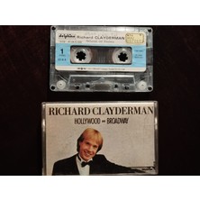 Plakperest Richard Clayderman – Hollywood & Broadway - 1986 Avrupa Basım Dönem Plak Kaset - Kağıt Baskı