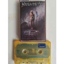 Plakperest Megadeth ‎– Countdown To Extinction - 1992 Türkiye Basım 2. El Kaset Albüm