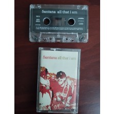 Plakperest Santana – All That I Am - 2005  Avrupa Basım 2. El Kaset Albüm