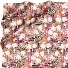 Cacharel Pembe 90X90 Ipek Twill Eşarp
