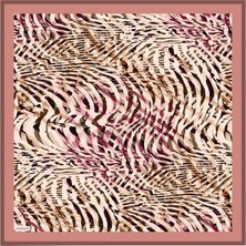 Cacharel Pembe  Ipek Twill Eşarp