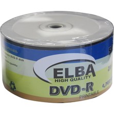  dvd-r 4,7gb-120mın 50 li 16x printable dvd-r shrink