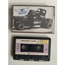 Plakperest Aerosmith ‎– Pump - 1989 Türkiye Basım 2. El Kaset Albüm (Kağıt Baskı)