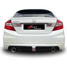 Tuning Vadisi Honda Civic Fb7 Rr Difüzör (Plastik) Arka Ek Boyasız Sağ Sol Tekli Çıkış Boyasız