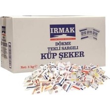 Irmak Tek Sargılı Küp Şeker 5 kg Özel Üretim Tatlandırıcı İçeriği ile Lezzetli Seçenek