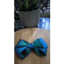 Liliang Collection Mavi Yeşil Kurdele Toka Büyük Boy