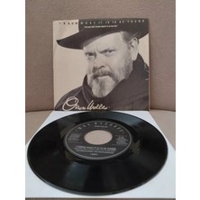 Plakperest Orson Welles  – I Know What It Is To Be Young  -  1984  Usa Basım 45’lik Plak-Dönem Plak