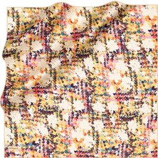 Cacharel Sarı 90X90 Ipek Twill Eşarp