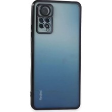 Uravas Store Newface Xiaomi Redmi Note 11 Pro Kılıf Razer Lensli Silikon - Siyah