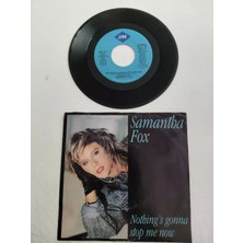 Plakperest Samantha Fox – Nothing’s Gonna Stop Me Now  -  1987 Usa Basım 45LIK Plak/promo-2.el