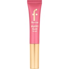 Flormar Puffy Likit Allık 005 Crush Renkli Nemlendirici Etkili Sünger Aplikatörlü Doğal Görünüm