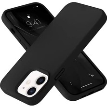 Uravas Store Newface Apple Iphone 12 Kılıf Nano Içi Kadife Silikon- Siyah