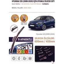AutoBase Hyundai I20 Ön Cam Silecek Takımı 2008-2020