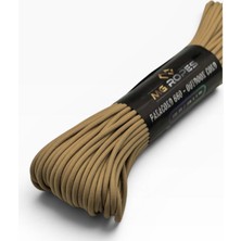 Mg Ropes Bileklik ve Outdoor Polyester Paracord Ip 4 mm 660 Lb 30 Metre Çöl (10 Çekirdek)