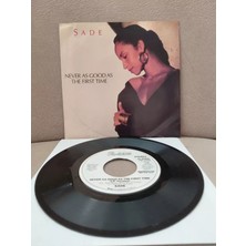 Plakperest Sade ‎–  Never As Good As The First Time -  1986  Usa Basım 45’lik Plak /promo-2.el