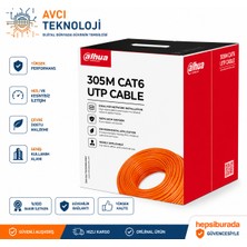 Dahua Cat6 Halejon Free Data KABLOSU-305MT