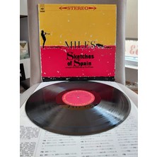 Plakperest Miles Davis - Sketches Of Spain ( Rodrigo Nun Gitar Konçertosu) -1981 Japonya Basım - Lp Plak-Dönem Plak