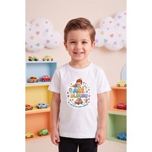 Widi Abi Oldum Baskılı Erkek Çocuk Tişört - Yeni Kardeş Müjdesi ve Cinsiyet Partisi T-Shirt