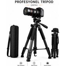 Raylax Profesyonel Kamera ve Telefon Tripodu 175 cm Ayarlanabilir Çantalı