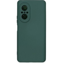 Mudanis Huawei Nova 9 Se Kılıf Nano Içi Kadife Silikon - Koyu Yeşil
