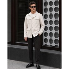 HC MEN CLASSIC Elba Safari Ceket | Bej